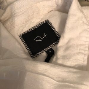 Rails white button down